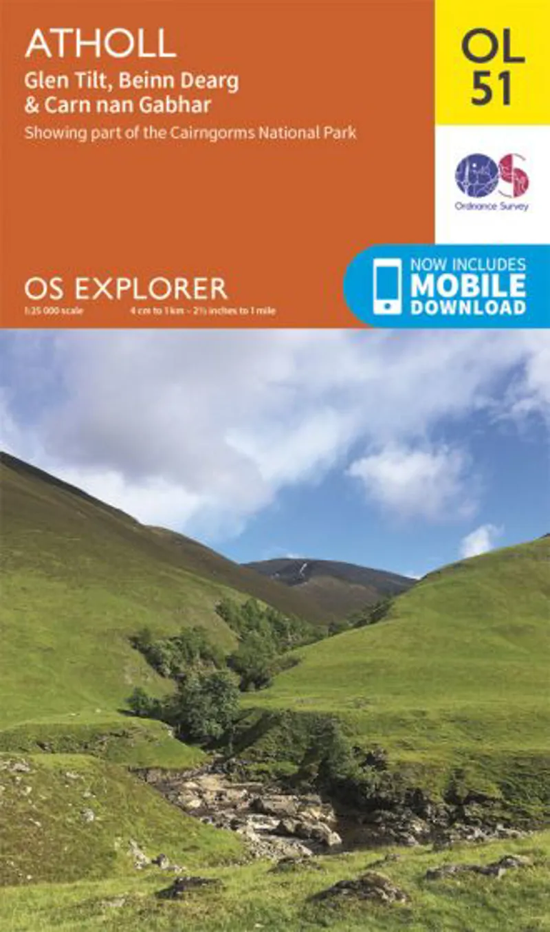 OS Explorer Map 51 - Atholl